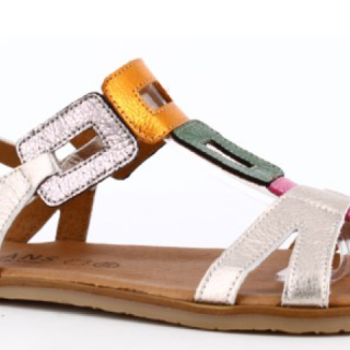 Vivant Sandalia Musa Metal Platino