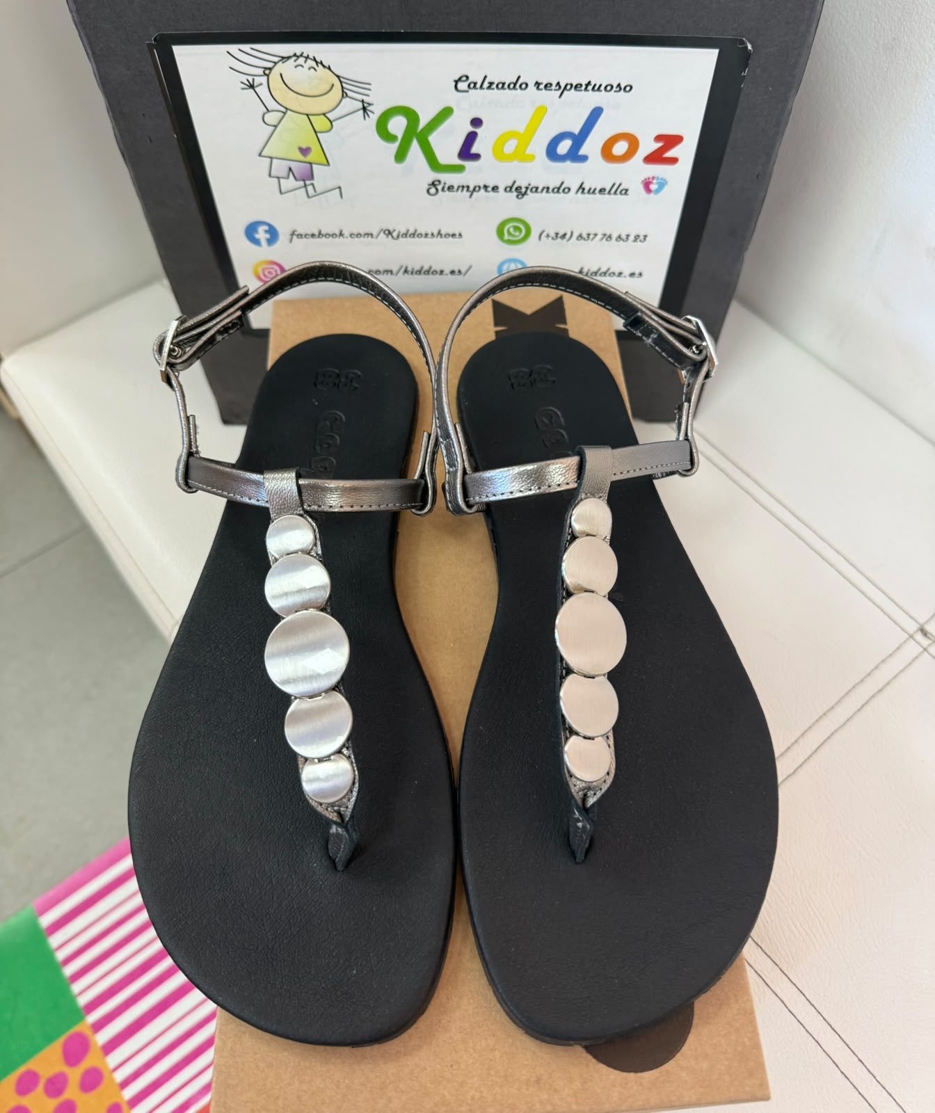 CoqueFlex Sandalia Confort Acero