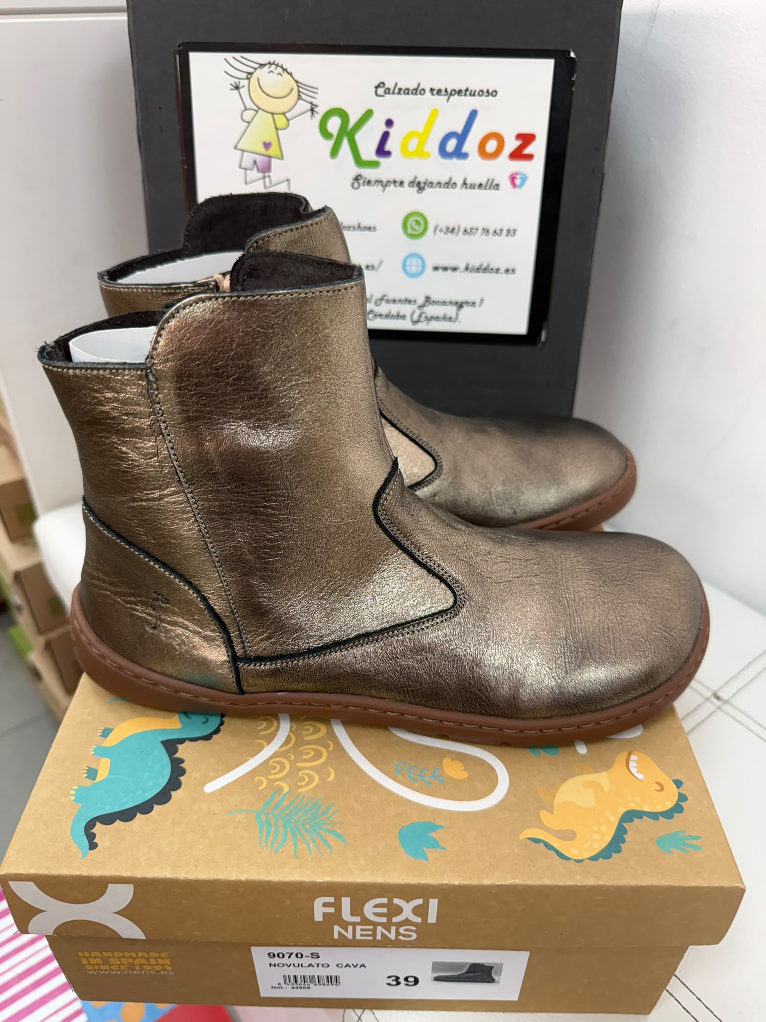 FlexiNens Botín Novulato Cava 9070-S - Imagen 2