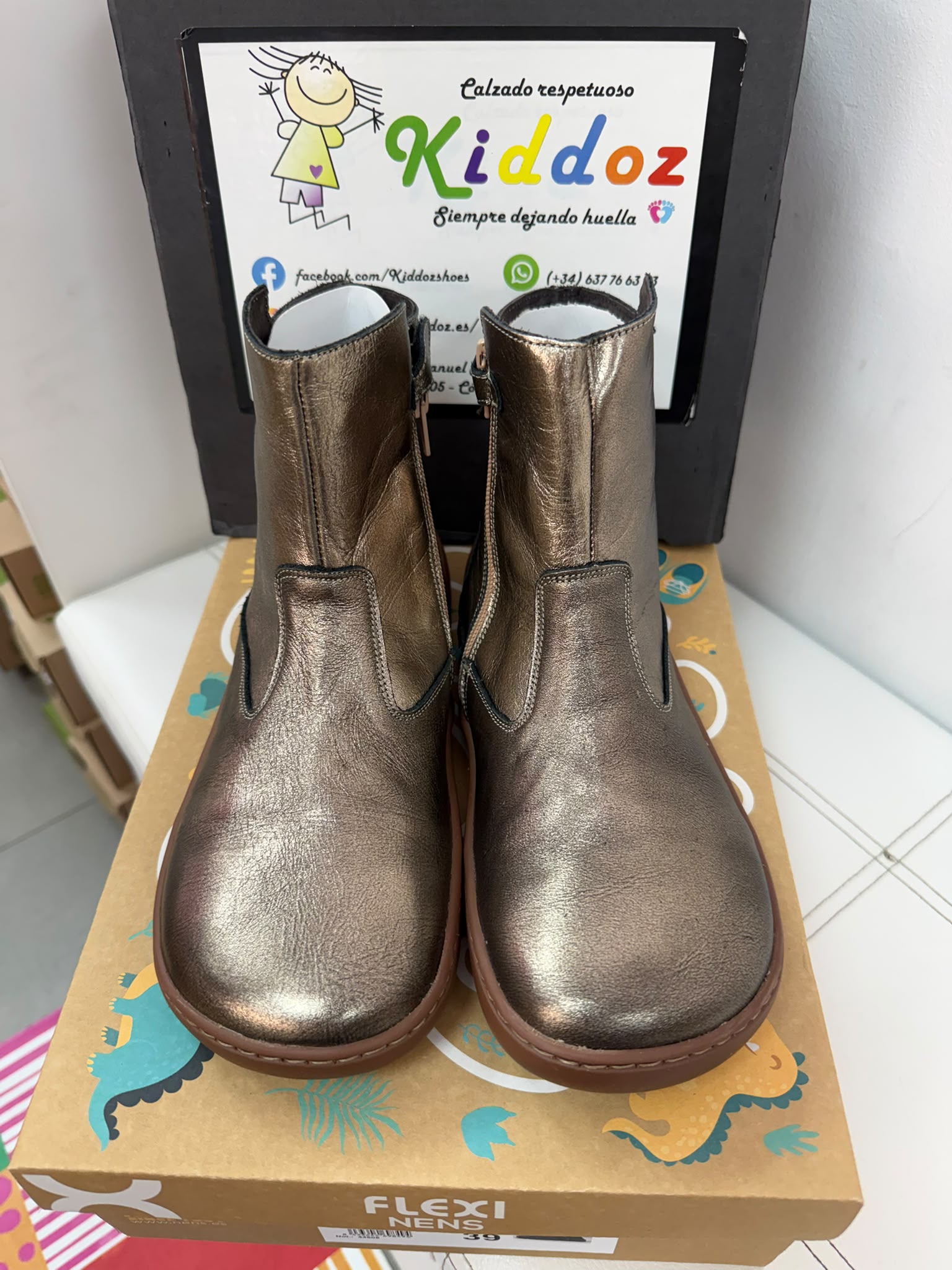 FlexiNens Botín Novulato Cava 9070-S